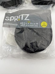 Spritz 3 Pack Black Streamers