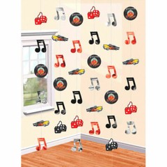 NEW Amscan Classic 50s Rock & Roll Value Pack String Decorations Birthday Party
