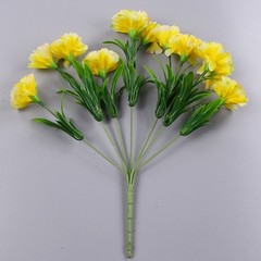 10 Heads Artificial Carnation Home Decor Multi Color Beauty Silk Fake Flower