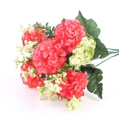 1 Bouquet 5 Heads Hydrangea Silk Flower Artificial Flower Holding Flowers Decor