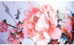 Floral Hanging Lantern Cloth Lantern Chinese New Year Festival Outdoor Decor