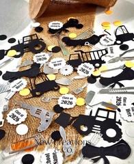 Personalized Construction Tool Confetti 300 Count Civil Engineer Graduation