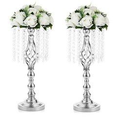 Wedding Table Flower Centerpiece Metal Floor Stand Vase 19.3 Inch