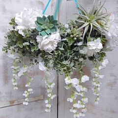 5.9′ Long Faux Silver Dollar Eucalyptus Leaves Greenery Artificial Garland in