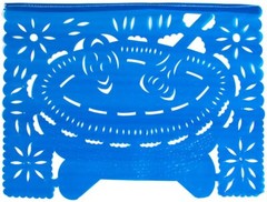 Large Plastic Papel Picado Banner – 15 Feet Long – Two Designs to Choose from