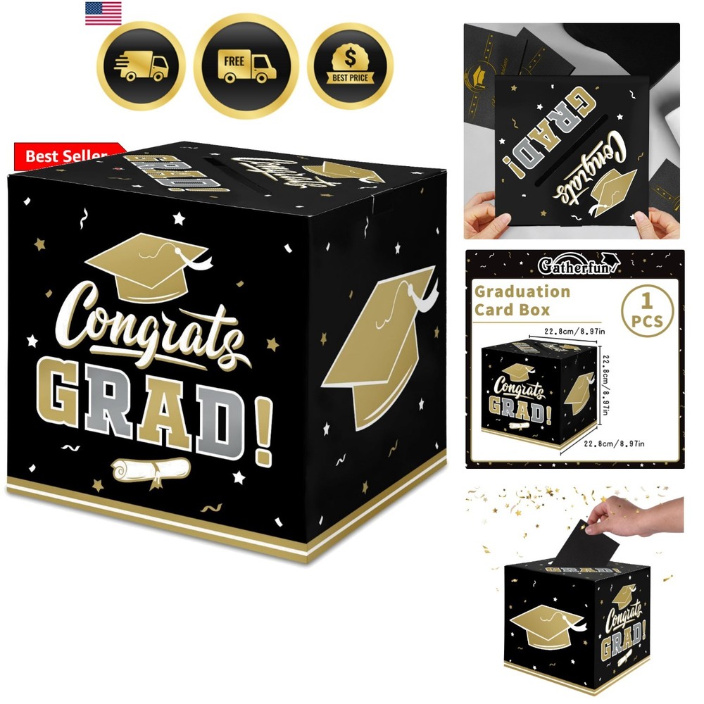 Graduation Decorations 2026 Graduation Box Graduation Card Box for Graduation…