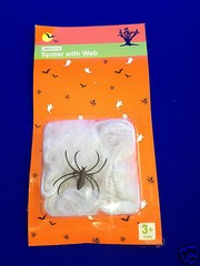 Spider with Web Halloween Fancy Dress Party Spooky Horror Stretchy