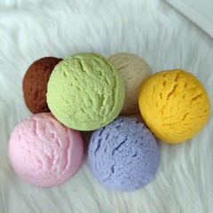 Simulation Artificial Ice Cream Balls, Realistic Imitation Fake Ice Cream Sco…