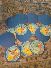 Pokemon Theme Birthday Party Backdrop Decor 5x3ft Blue Pikachu Banner Decoration