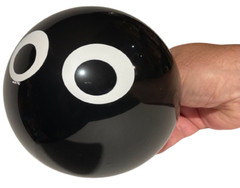 10 Pack 5″ BLACK SPIDER EYES LATEX BALLOONS Sculptures Cartoon Eyeballs Animal