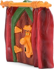 Alice Mini Door with Curtain – Resin Statue Home Decor Room Decoration Gift
