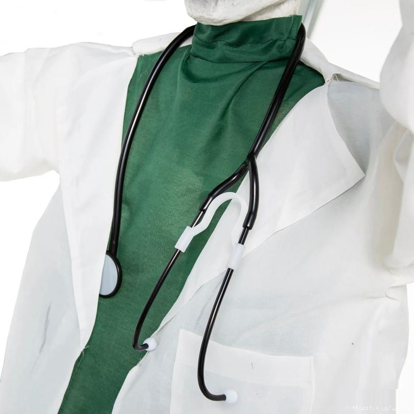 5 Ft. 10″ Animated Light-Up Standing Shaking Talking Doctor Halloween Decoration