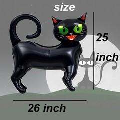 3-Pack Self-Sealing Black Cat Balloons – Perfect for Birthday & Halloween Themes
