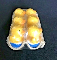Rubber Duckie Bundle Yellow Wax Candles + 2 Mardi Gras Mini Duckies