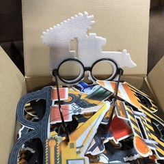 24pcs Construction Truck Party Eyeglasses Kids Boys Girls Eyeglasses Prop NEW