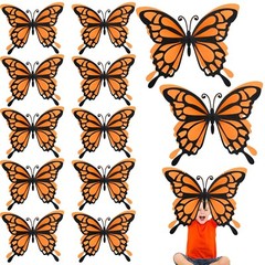 12 Pcs 3D Large Butterfly Party Decoration Paper Butterfly Stickers in 2 Diff…