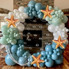 Starfish Balloons 4pcs 26inch Large Inflatable Star Fish Foil Balloon for Oce…