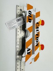 New Caution Old Af Constuction Barrier Birthday Glasses Over The Hill Fun NWT