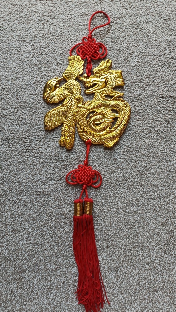 Chinese New Year decoration plastic gold Dragon