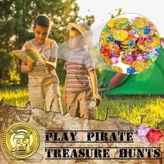 Pirate Treasure Coins and Gems – 150 Pcs Party Supplies