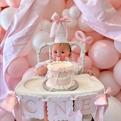 Coquette Pink Bow Balloon Arch Kit – 114pc Pastel Light Bow & White Balloon G…