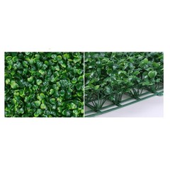 5pcs Green Artificial Grass Wall Panels UV Anti Fade for Home and Office