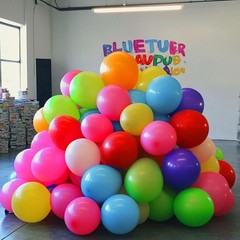 105pcs Rainbow Latex Balloons, 12 inches Assorted color ballons, Round Helium…