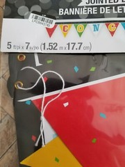 CONGRATS Horizontal Banner Party Decorations Wall Decor Pennants