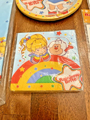 Rainbow Brite Birthday Party Supplies Original 80’s Art Design Table Cloth Decor