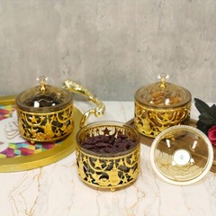 Muslim Snack Box Eid Decor Ramadan Candy Box Desktop Storage Dustproof Trays