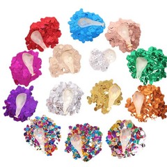 2.11 oz Multicolor Metallic Foil Round Dots Table Confetti for Party Wedding