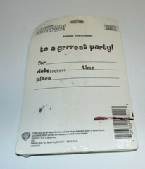 Scooby-Doo Is Inviting You To A Great Birthday Party 8 Invitations Sealed