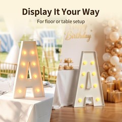 Marquee Letters 3 Feet Tall Large Light Up Letters S Wedding Mr and Mrs Sign …