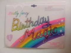 Birthday Magic Balloon Banner