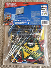 DC Justice League Scene Setters 6′ Backdrop Wall Decoration with 12 Photo Props