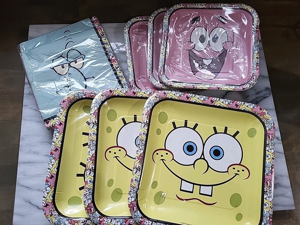 Nickelodeon SpongeBob SquarePants Birthday Party Supplies NEW
