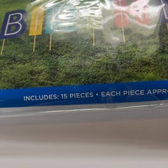 New In Original Packaging 321 PARTY «HAPPY BIRTHDAY» YARD SIGN