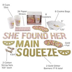 She Found Her Main Squeeze Lemon Themed Bridal Shower Decorations, Engagement…