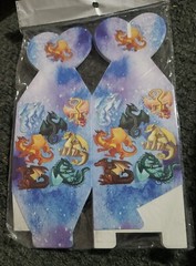 12 Anime Dragons Birthday Party Decorations Candy Treat Party Favor Box Dragon