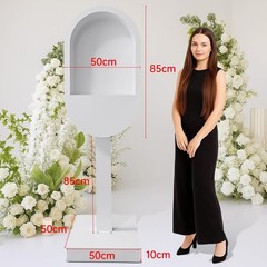 Audio Guest Book Stand Phone Booth Box Video Recording Table for Wedding Party