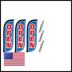 Lookourway Feather Flag Pole Kit – 7Ft Tall Advertising Banners Poles