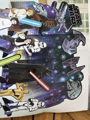Star Wars Kids Birthday Party Table Decoration Kit, Galaxy of Adventures 11 Pc