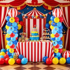 Carnival Balloon Column Stand Kit Carnival Theme Party Decorations with 123 C…