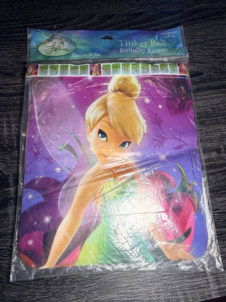 Disney Fairies Tinkerbell Birthday Banner – Children’s Party