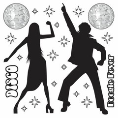 Disco Props Disco 22 Pack Plastic 3″ to 63″ 1970’s 70’s Party Decorations