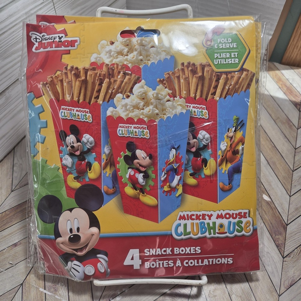 Disney Mickey Mouse Clubhouse Snack Party Boxes 6 Count