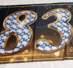 Large 9.8 x 1.6 ft Happy 3rd Birthday Banner Pink Indoor or Outdoor Sign