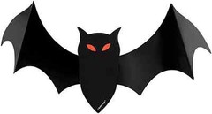 Cemetery Mega Value Pack 30 Pc Bat Cutouts Cardboard Halloween Party Supplies