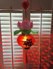 Chinese Musical Lotus Lantern & Fun Snaps Light Up Tassel Lamp New Year Decor