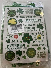 72 PCS St. Patrick’s Day Decorations Kit Party Supplies Set Shamrock Beads NEW